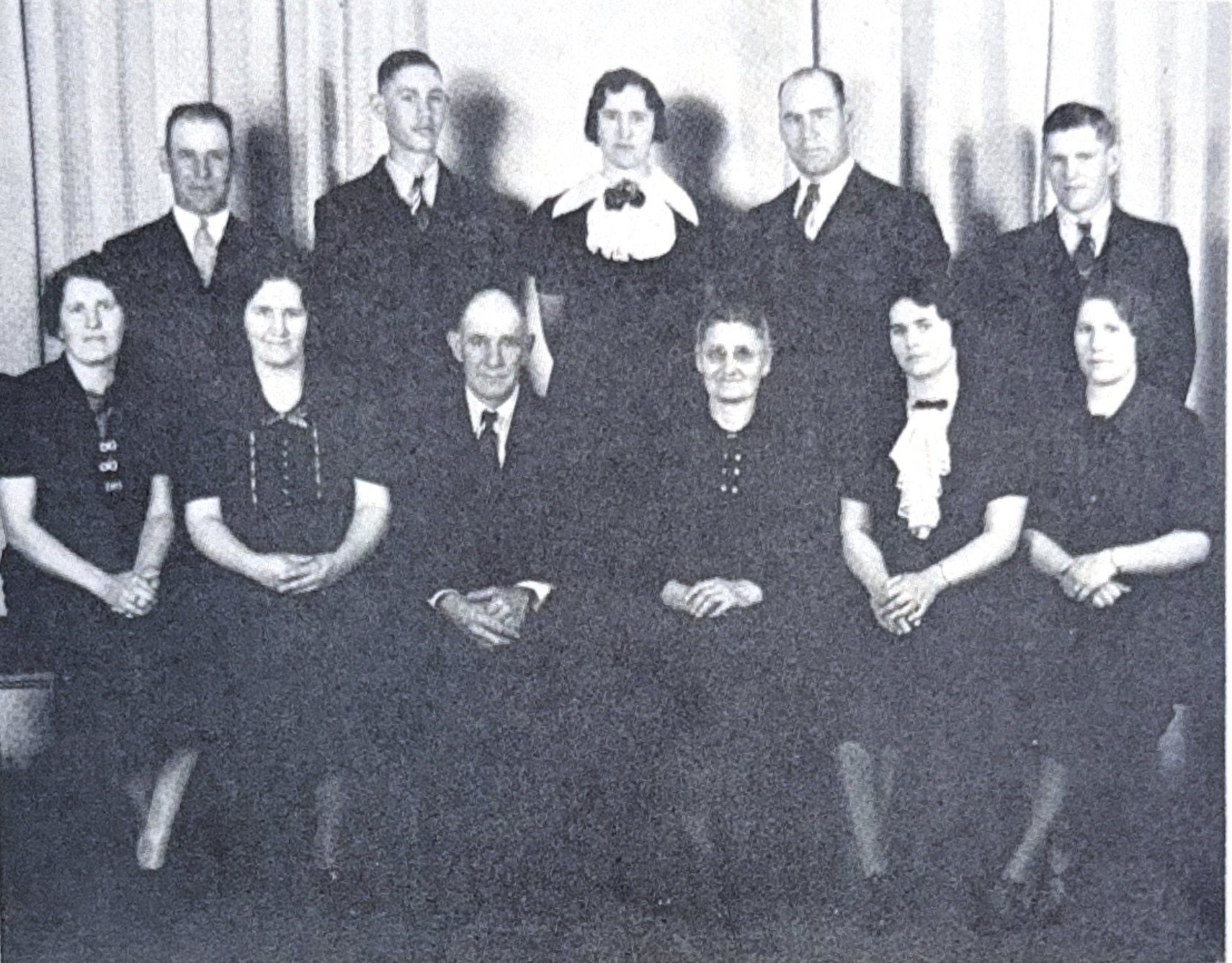 Group photo of family members